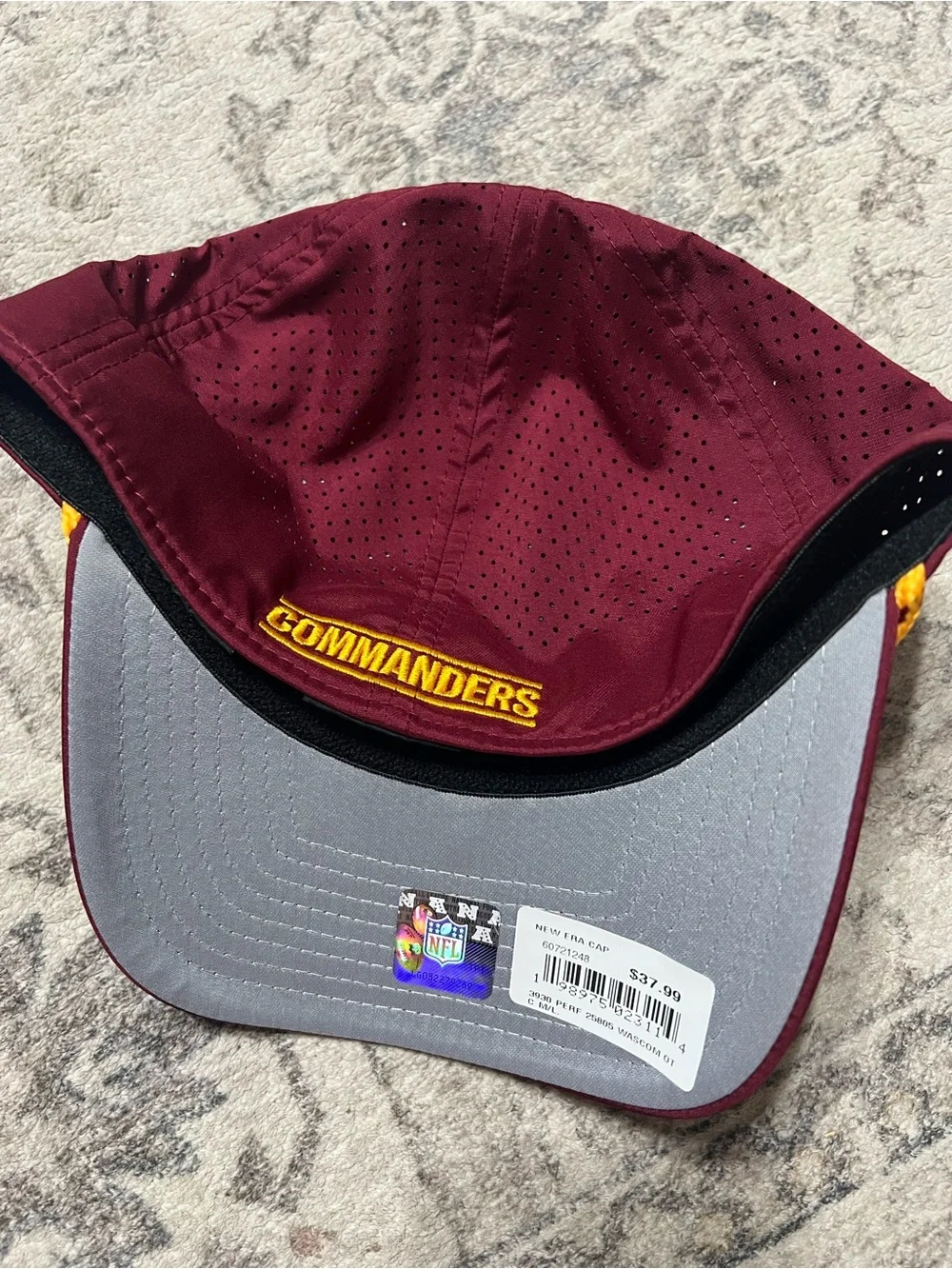 Washington Commanders NFL 39THIRTY flex hat by New Era